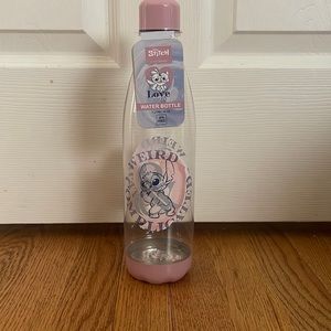 Stitch plastic water bottle